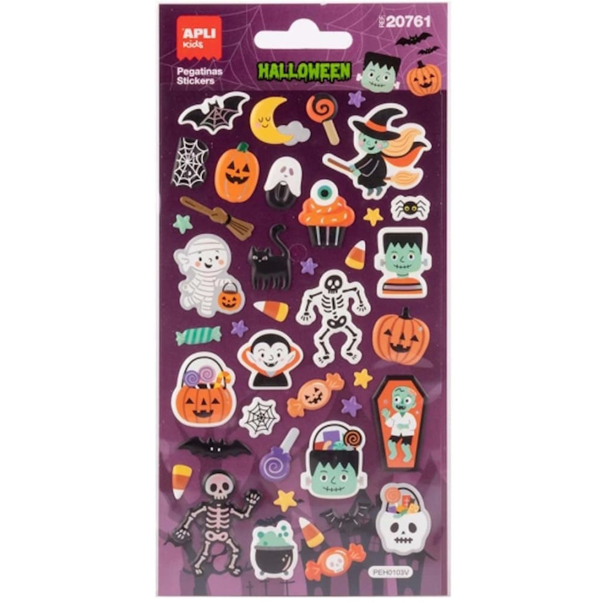 Εικόνα της Apli Halloween Stickers 20761