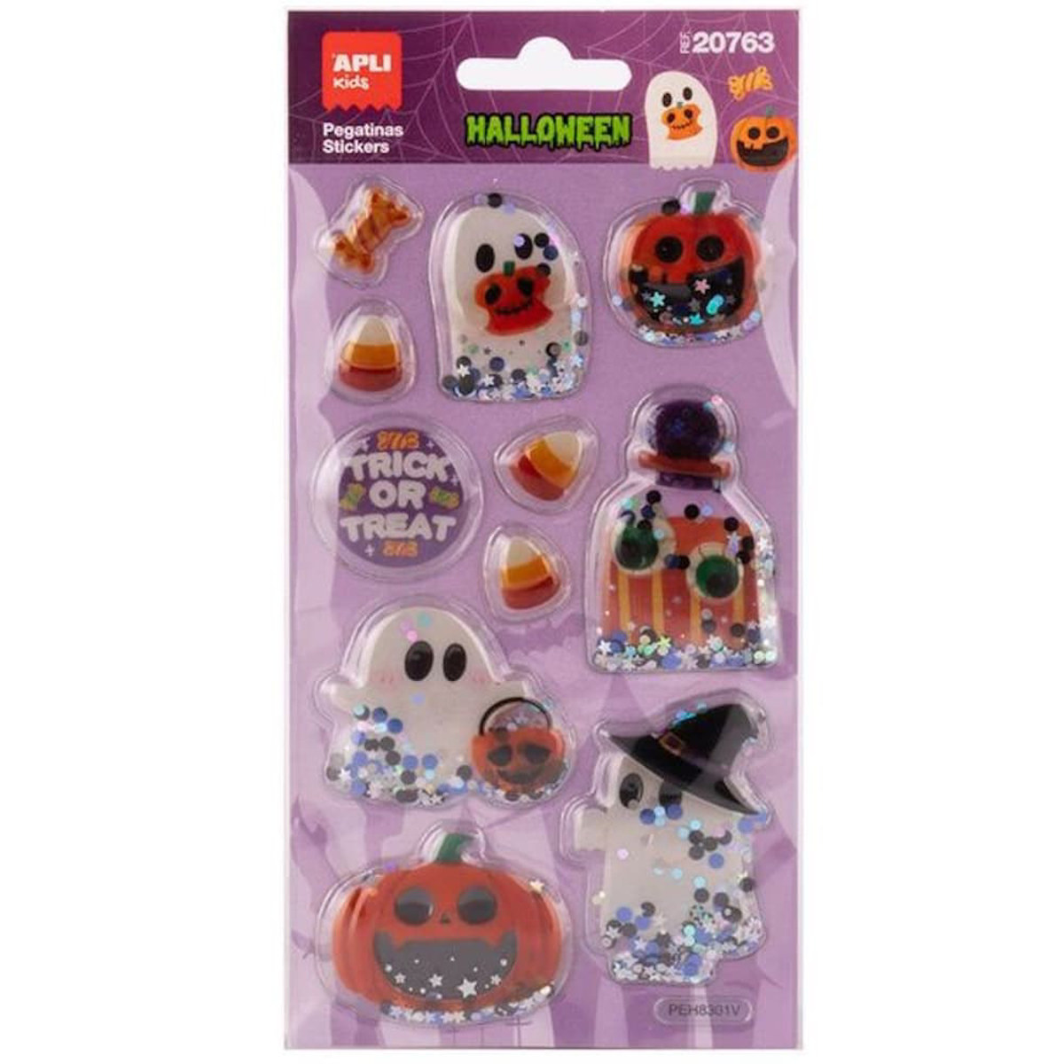 Εικόνα της Apli Halloween Glitter Stickers 20763