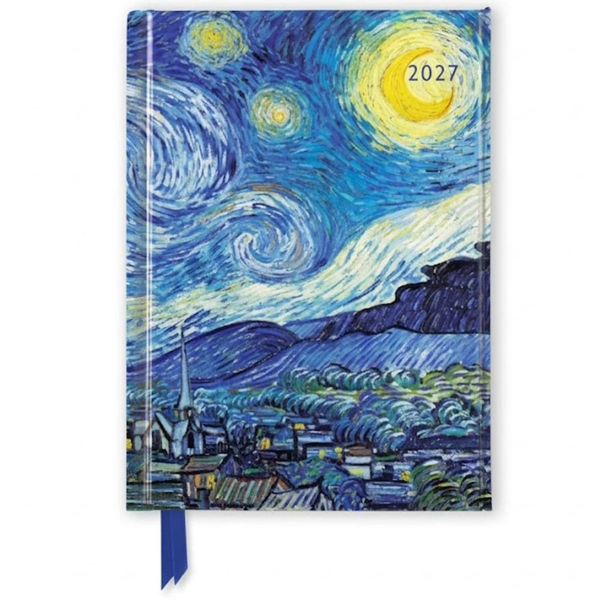 Εικόνα της Vincent van Gogh: The Starry Night 2027 Luxury Pocket Diary Planner - Week to View