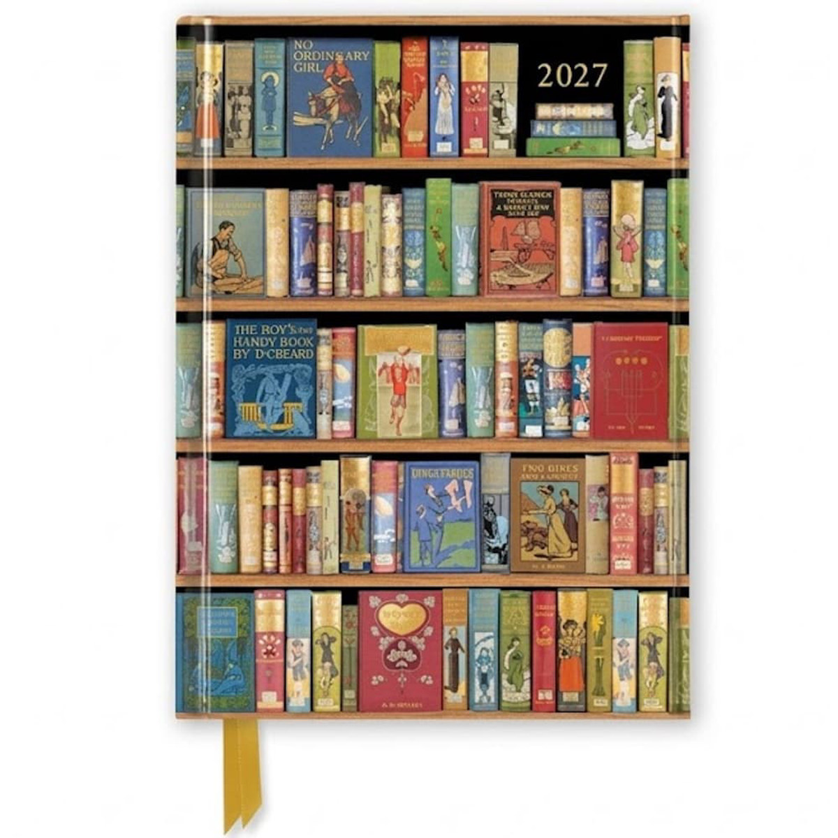 Εικόνα της Bodleian Libraries: Bookshelves 2027 Luxury Pocket Diary Planner - Week to View