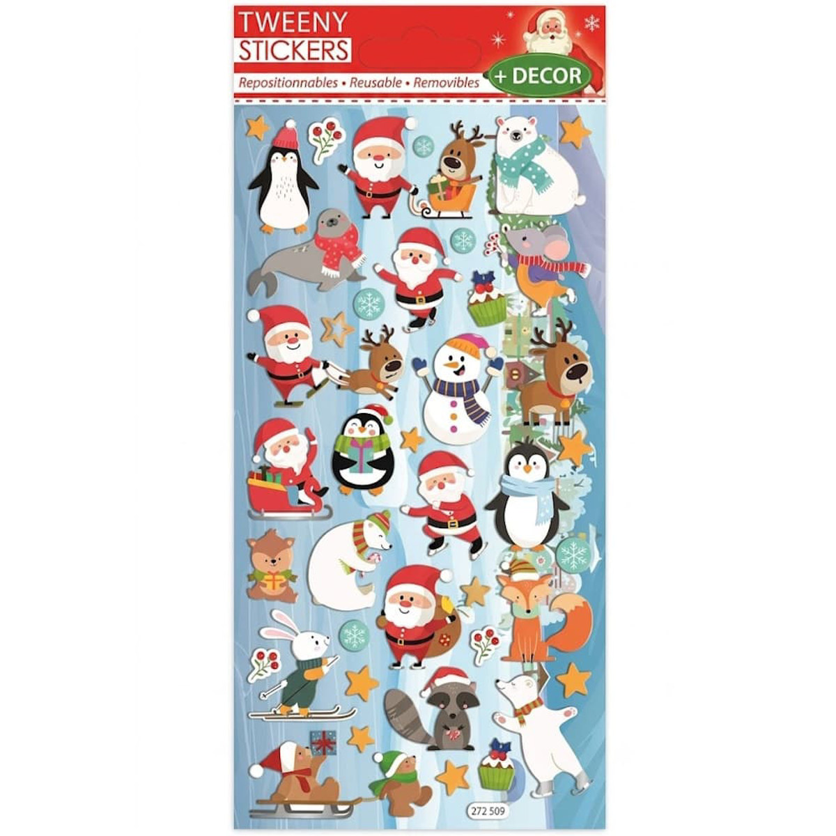 Εικόνα της Global Gift Αυτοκόλλητα tweeny Christmas 9x17.5cm 272509