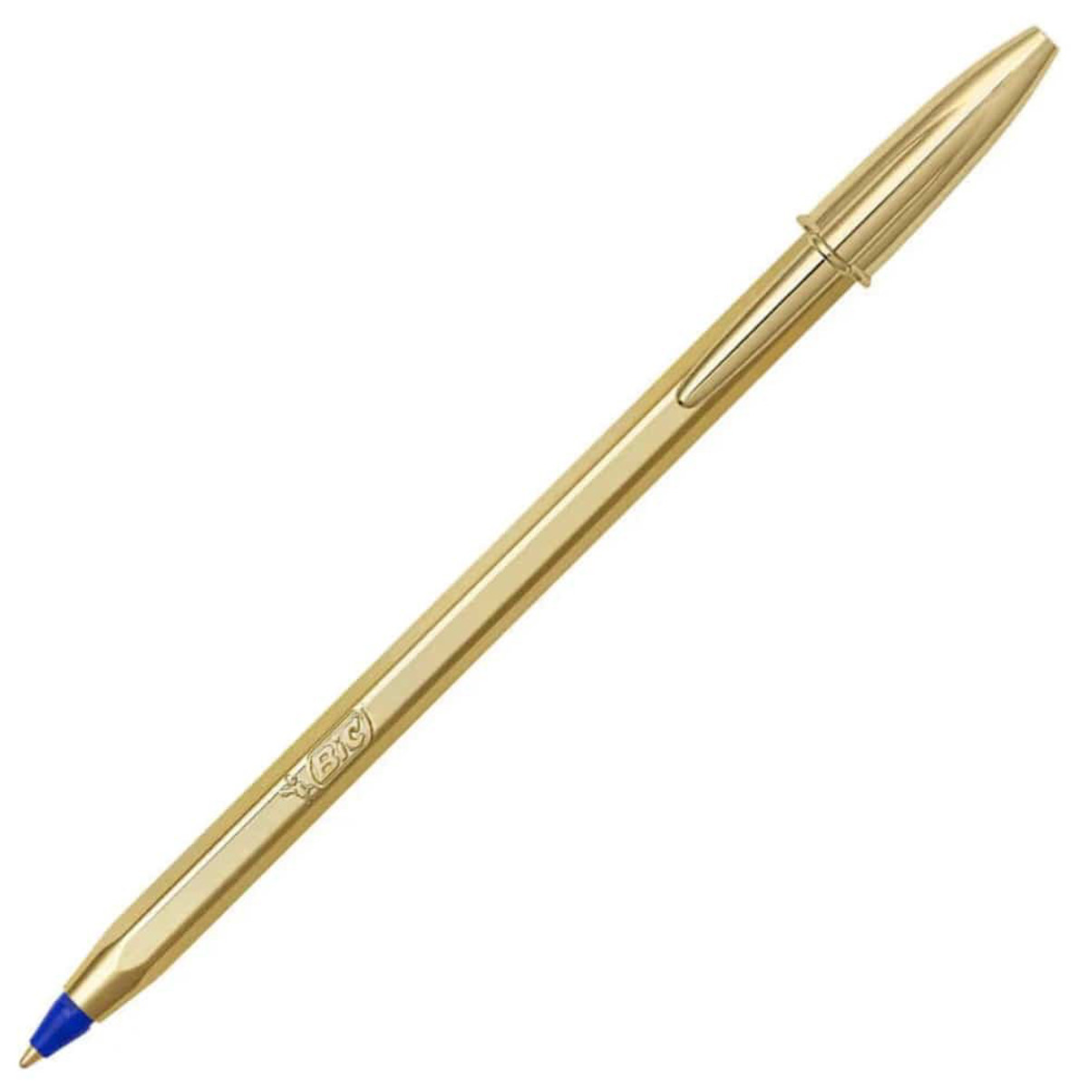 Εικόνα της Στυλό Bic Cristal Glace Gold 1.0 με Μπλε μελάνι