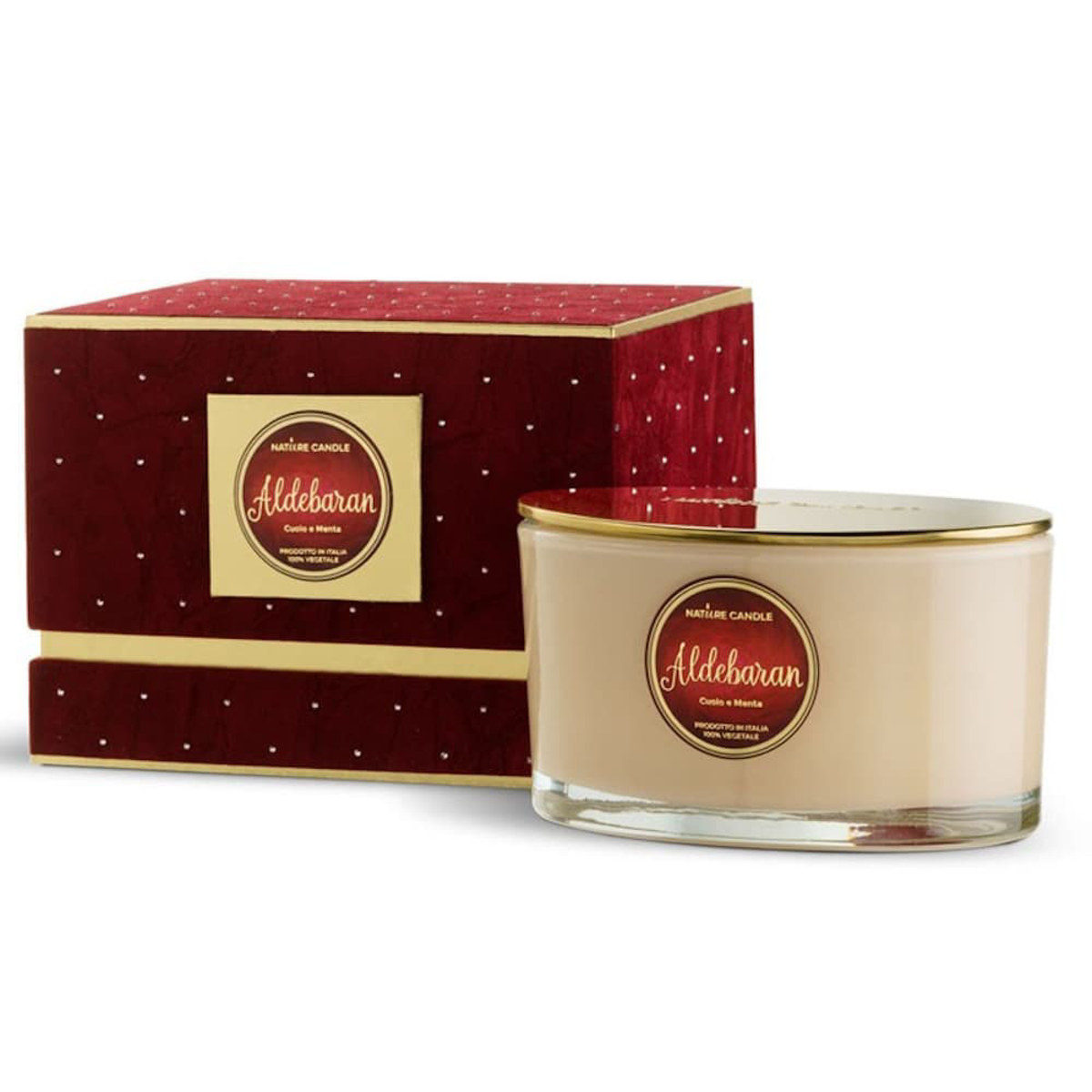 Εικόνα της Natural Candle Κερί "Aldebaran" Δέρμα & Μέντα 400g. 25254106