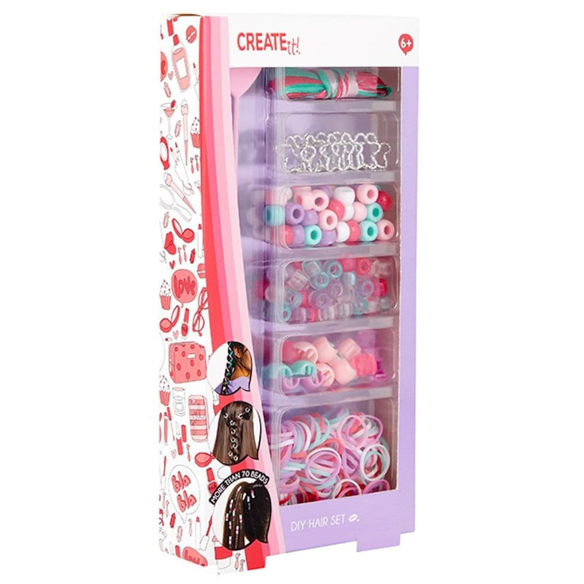 Εικόνα της Creat it! Σετ Μαλλιών DIY 841056