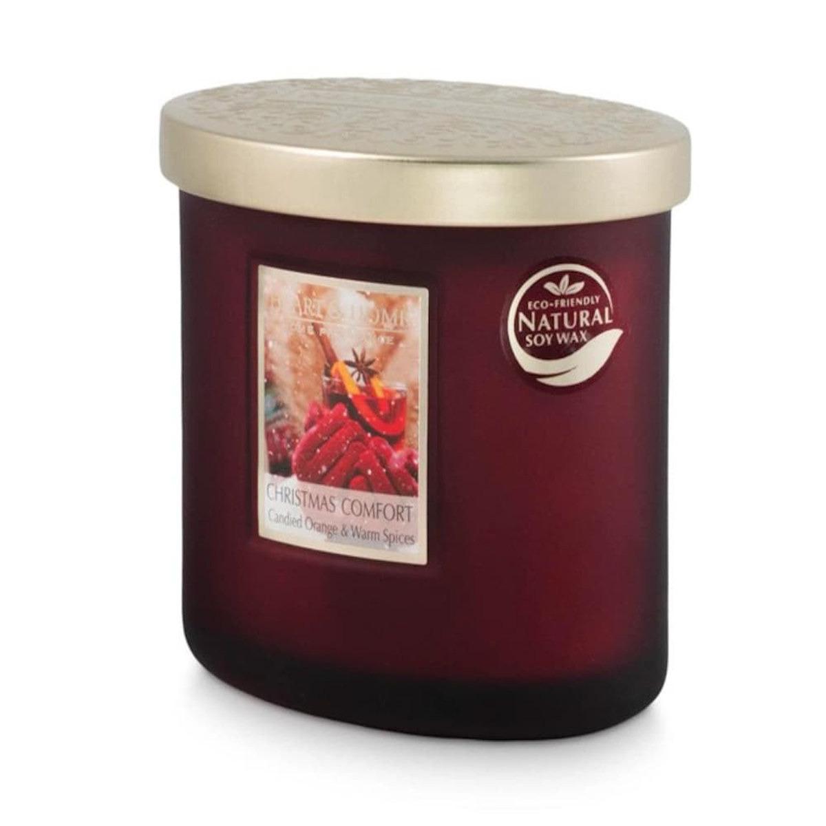 Εικόνα της Heart & Home Kερί Διπλό Φυτίλι ''Christmas Comfort'' 220g. C01230428