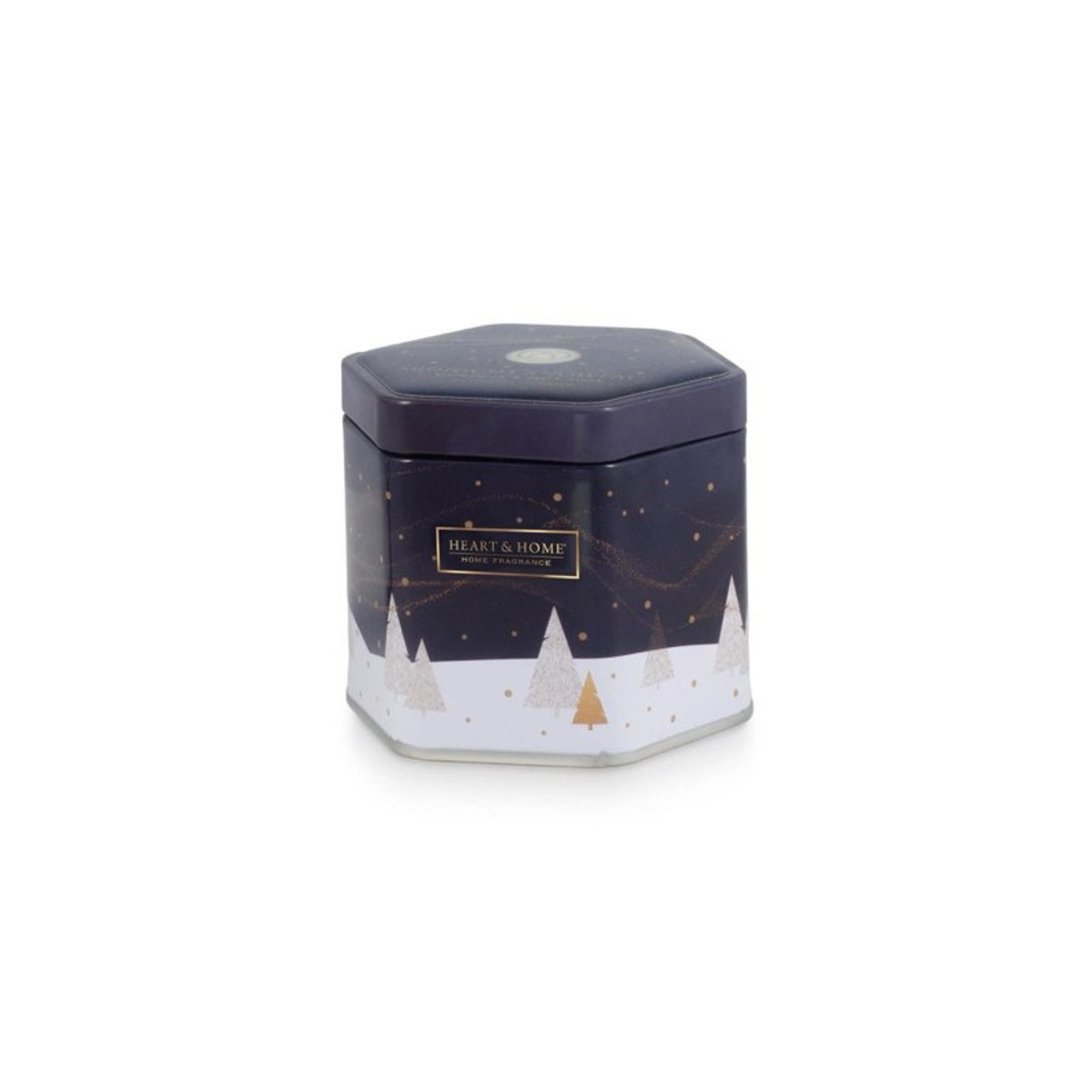 Εικόνα της Heart & Home Kερί Μεταλλικό ''Midnight Snowfall'' 125g. C01270429