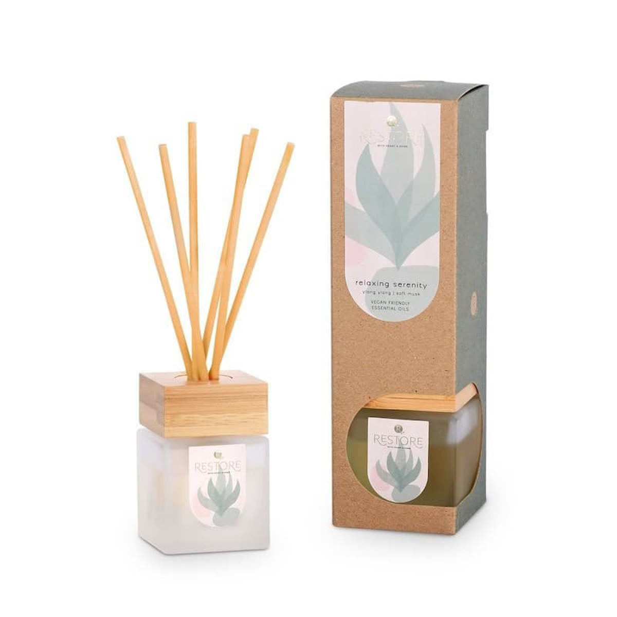 Εικόνα της Heart & Home Αρωματικό χώρου Restore Wellness με στικς Relaxing Serenity 70ml R01150707