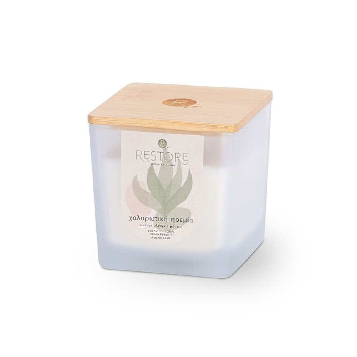 Εικόνα της Heart & Home Κερί Μεγάλο Restore Wellness "Χαλαρωτική Ηρεμία" 210g  R01200707