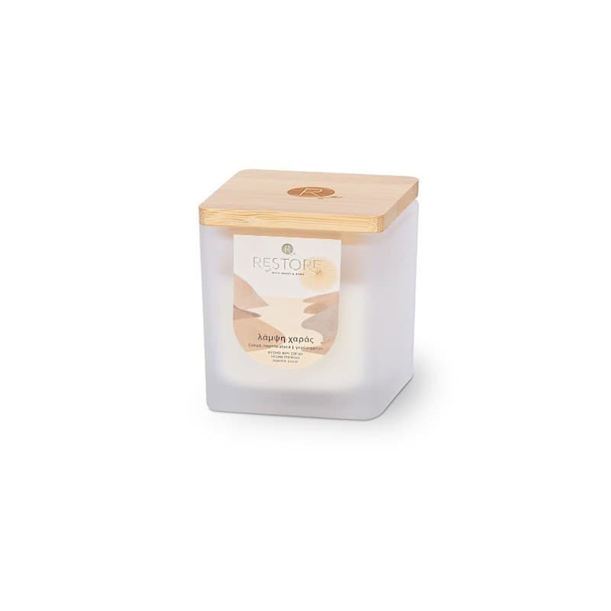 Εικόνα της Heart & Home Κερί Μικρό Restore Wellness "Λάμψη Χαράς" 80g R01220705