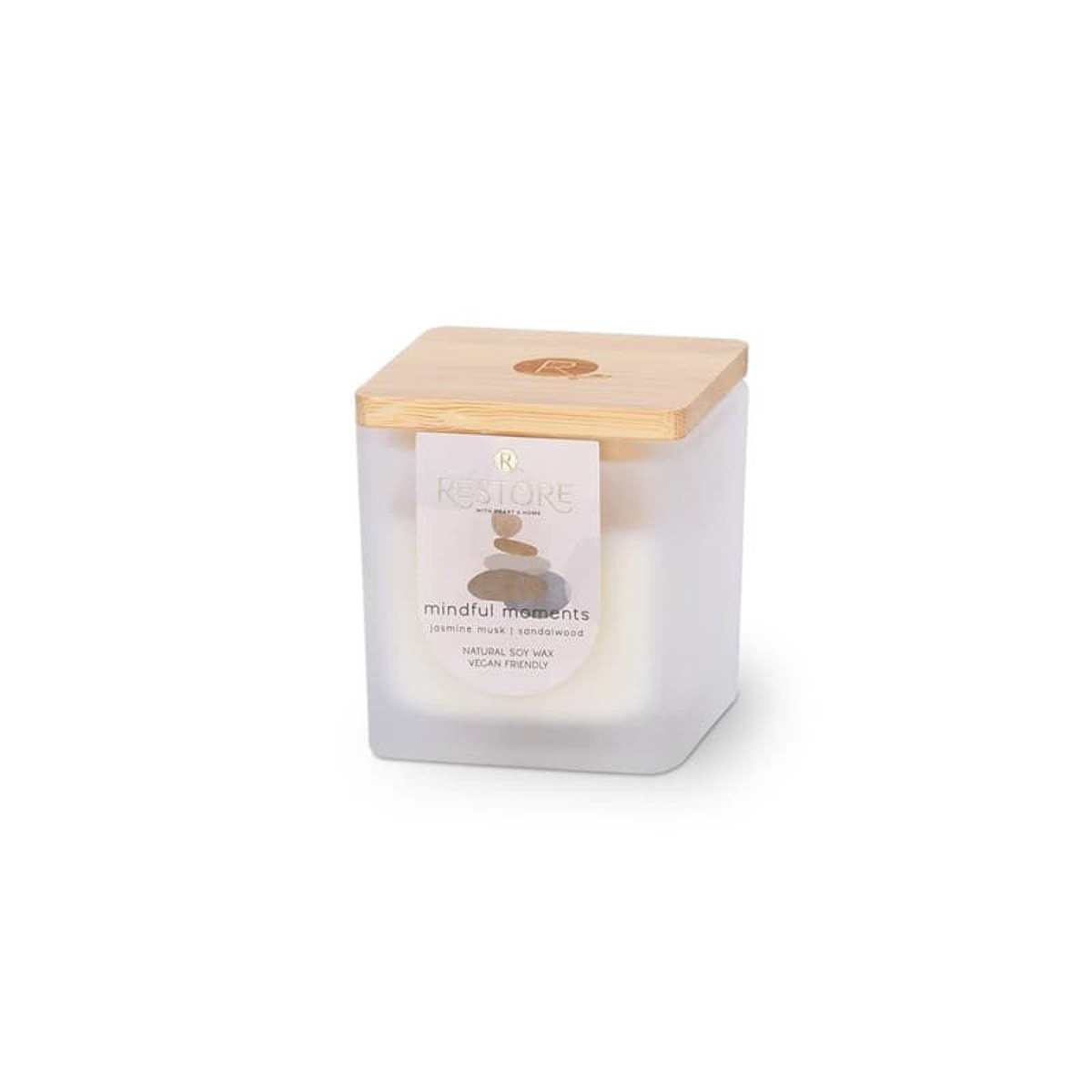 Εικόνα της Heart & Home Κερί Μικρό Restore Wellness "Στιγμές" 80g R01220709